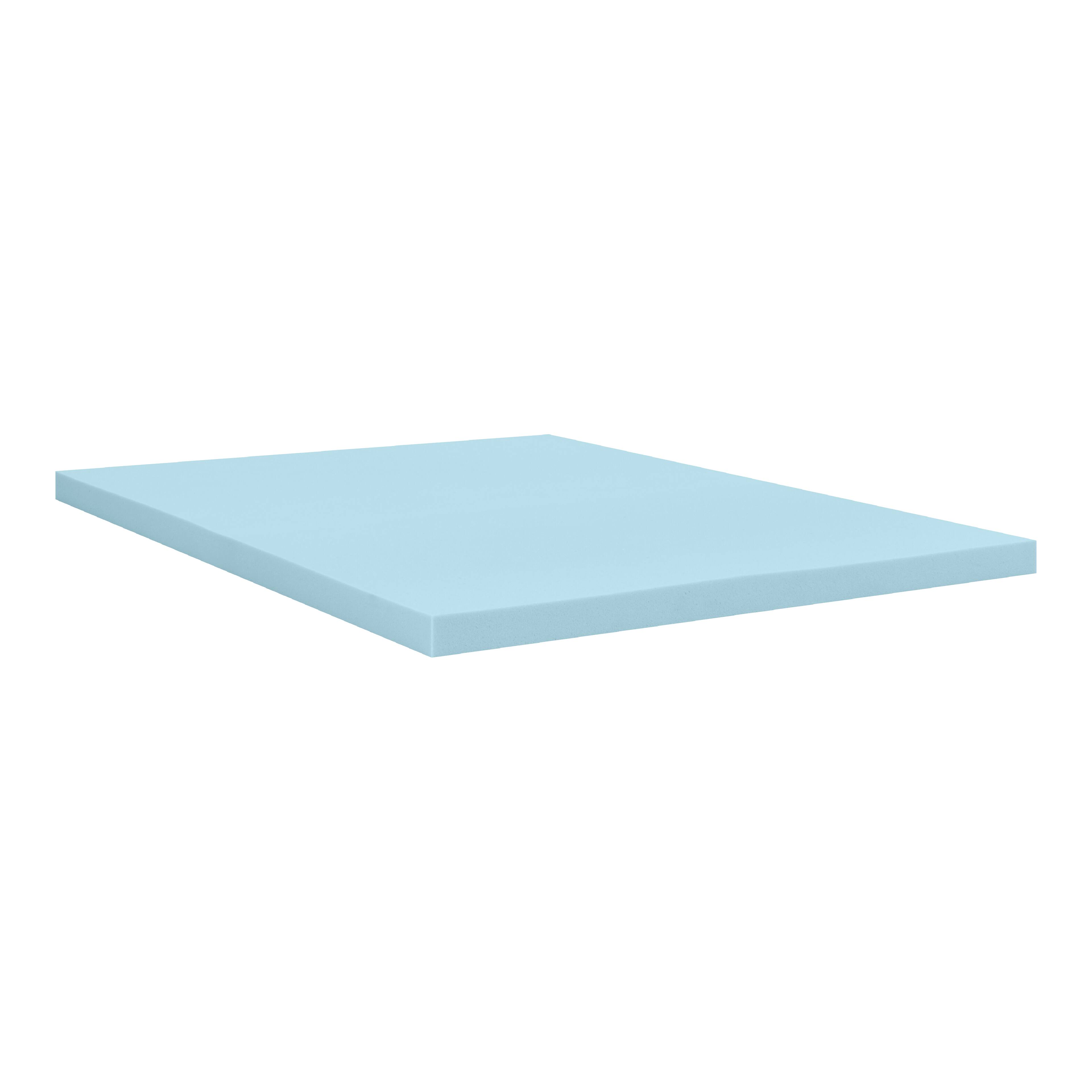 Alt View 13. Sealy - Dreamlife 3” Gel Memory Foam Mattress Topper, CA King - Blue.