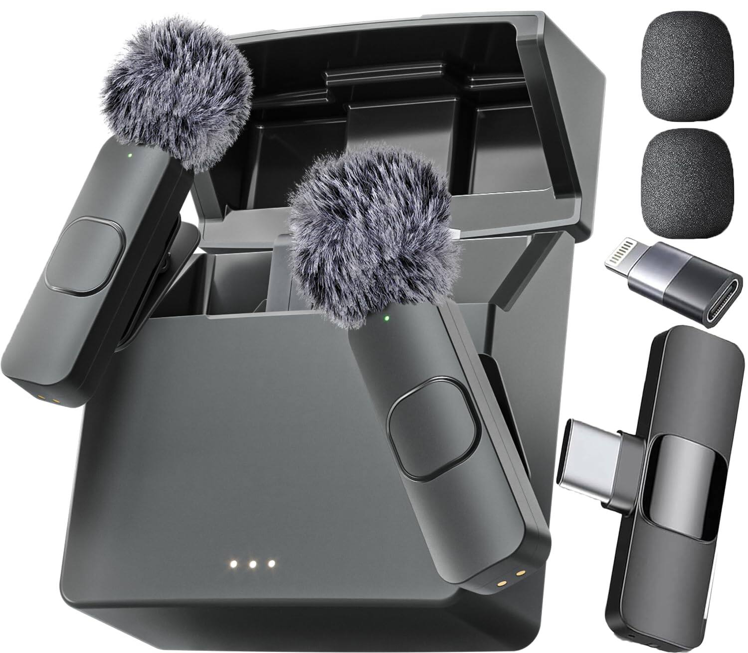 Charging Case + All iPhones & Androids