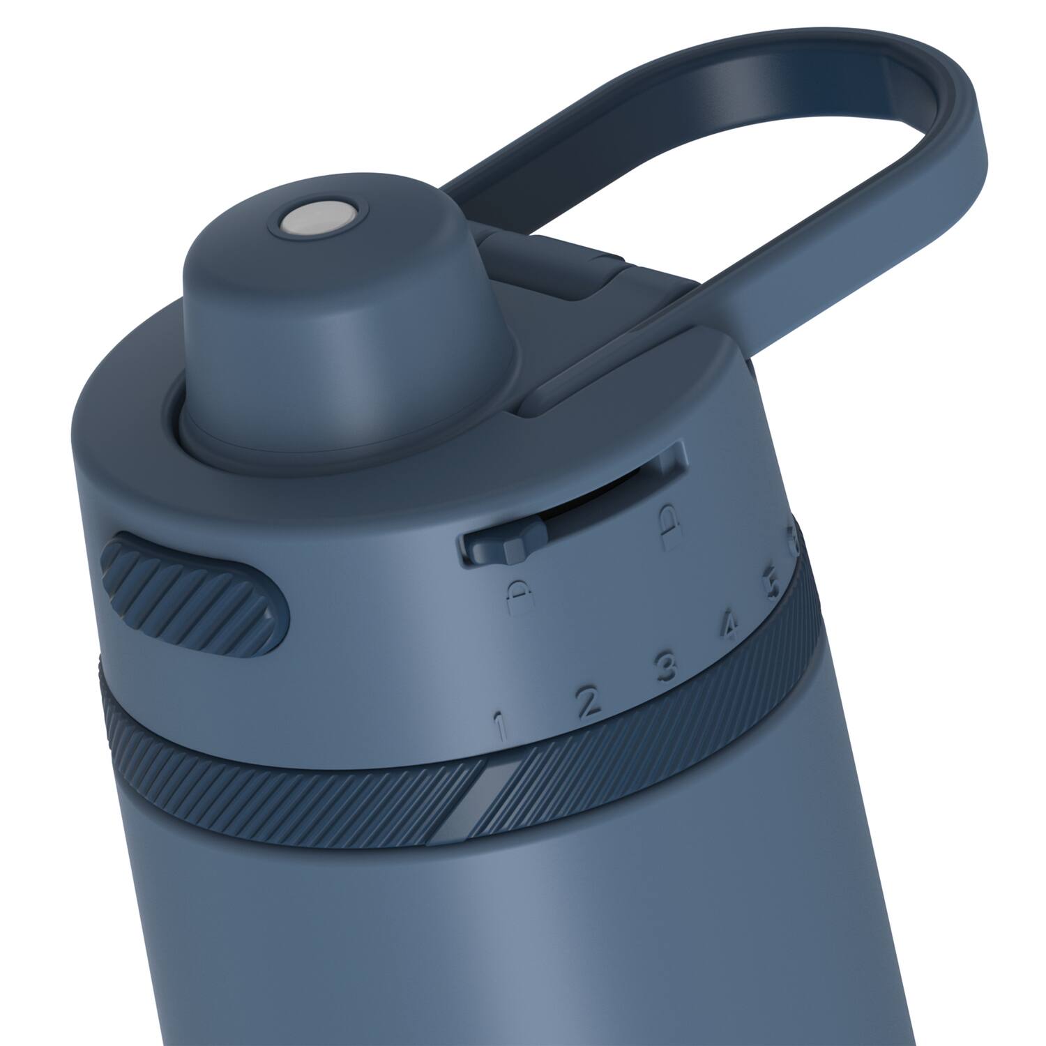 Alt View 2. Thermos - 24-Ounce Guardian Vacuum-Insulated Stainless Steel Hydration Bottle (Slate Blue) - Slate Blue.