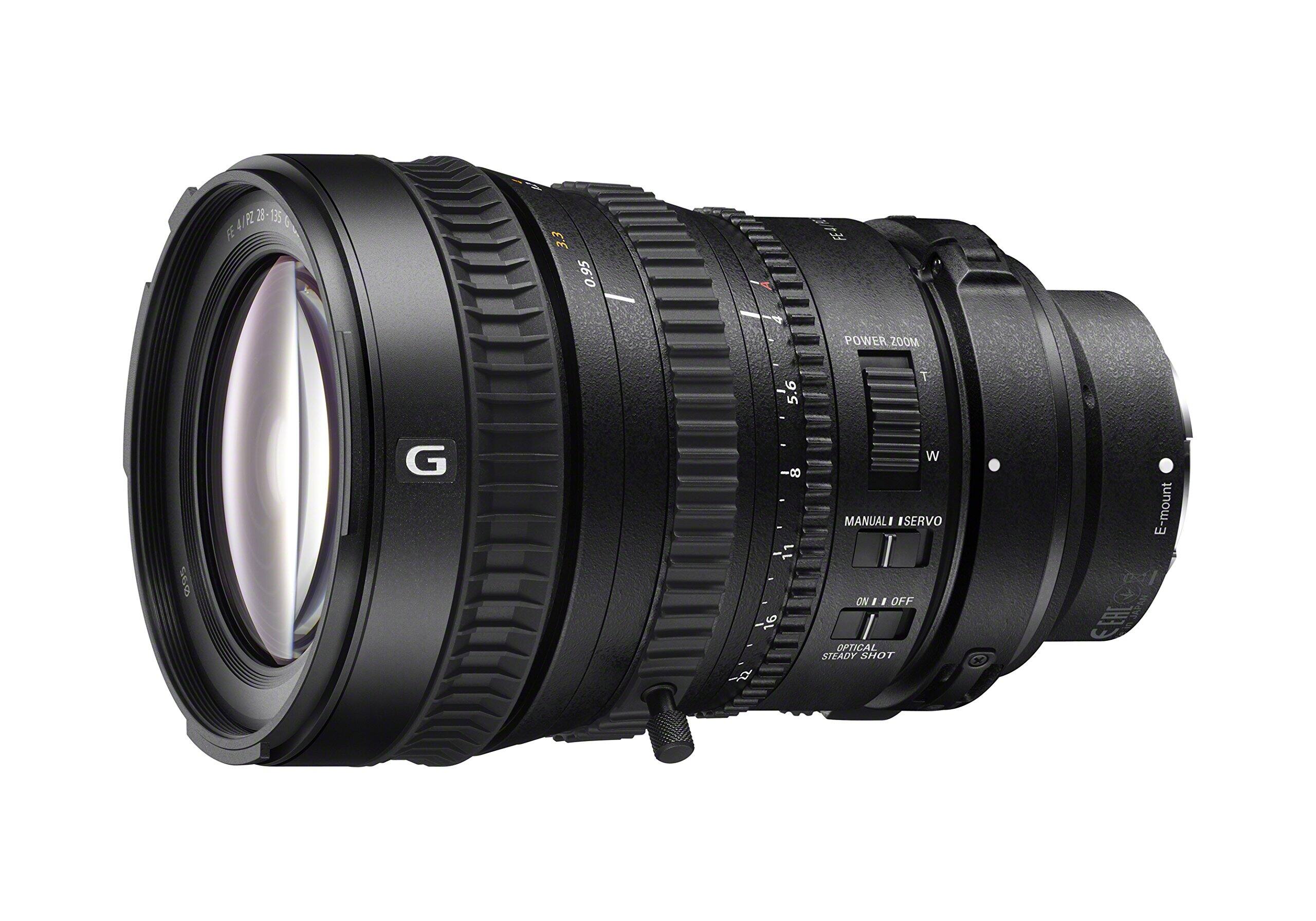 41PZ 28 135 FE  
3.3 0.95  
4  
POWER ZOOM  
5.6 5  
T  
095  
G  
- 8 11 6  
w MANUAL ISERVO ON , , OFF OPTICAL STEADY SHOT  
E-mount