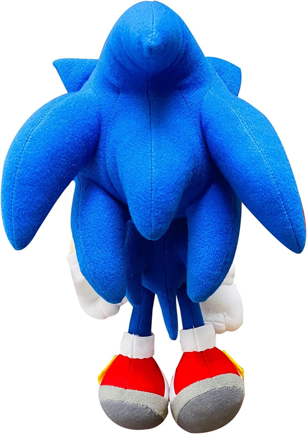Alt View 1. Great Eastern - Sonic The Hedgehog 10 Inch Plush | Sonic with Fist - Blue.