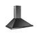 Left. Zephyr - Ombra 36 in. 600 CFM Wall Mount Range Hood - Black Stainless Steel.