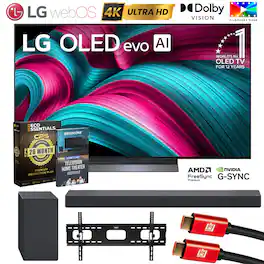 Bundle - LG - 55 C5 OLED evo 4K UHD TV (2025) w/ SC9S Soundbar + 26 Month Extended Warranty Protection
