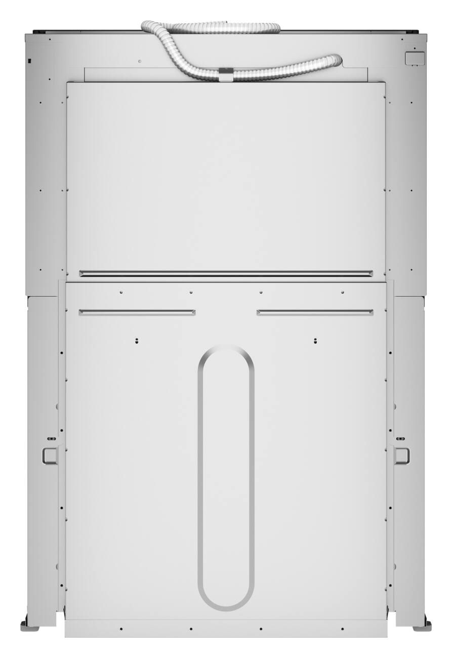 Back. Maytag - 30-Inch Wide Wall Oven Microwave Combo with EvenAir TRUE Convection System - 6.4 Cu. Ft. - Fingerprint-Resistant Stainless Finish.