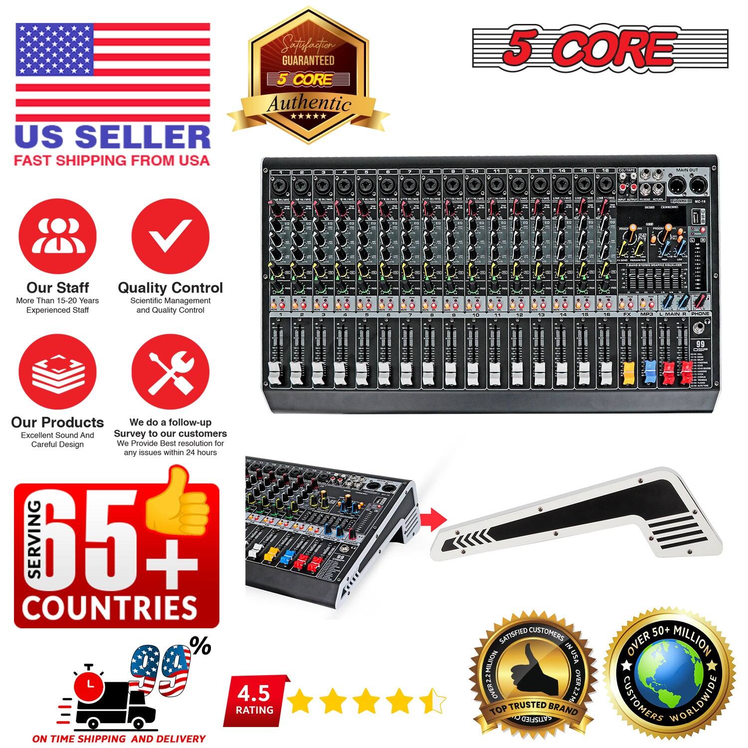 **US SELLER**  
FAST SHIPPING FROM USA  

**5 CORE**  
Authentic  

**Our Staff**  
More Than 15-20 Years Experienced Staff  

**Quality Control**  
Scientific Management and Quality Control  

**Our Products**  
Excellent Sound And Careful Design  

**We do a follow-up Survey to our customers**  
any issues within 24 hours  

**SERVING 65+ COUNTRIES**  

**ON TIME SHIPPING AND DELIVERY**  
4.5 RATING  

**SATISFIED CUSTOMERS**  
TOP TRUSTED BRAND  

**OVER 50+ MILLION CUSTOMERS WORLDWIDE**