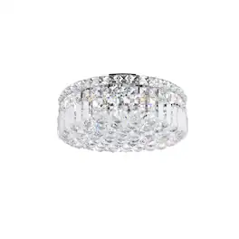 Elegant Lighting - Maxime 5 light Flush Mount Clear Royal Cut Crystal - Chrome