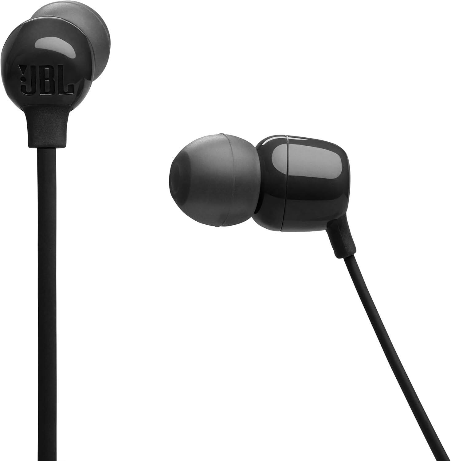 Angle. JBL - JBL TUNE135BT Wireless In-Ear Headphones with JBL Pure Bass Sound (Black).