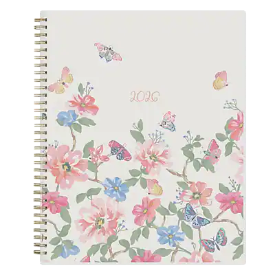 Front. Blue Sky - 2026 Blue Sky Fly By 8.5" x 11" Weekly & Monthly Planner, Plastic Cover, Multicolored (140195-26) - Multicolored.
