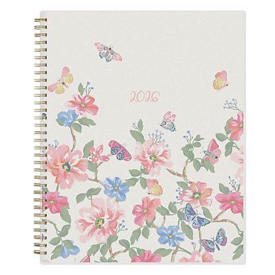 Front. Blue Sky - 2026 Blue Sky Fly By 8.5" x 11"  Weekly & Monthly Planner, Plastic Cover, Multicolored (140195-26) - Multicolored.