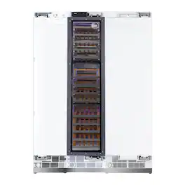 Kucht - 60 in. Panel‑Ready Built‑In Column Refrigeration Set — 24. in. Refrigerator, 18 in. Freezer & 18 in. Wine Cooler - Custom Panel Ready