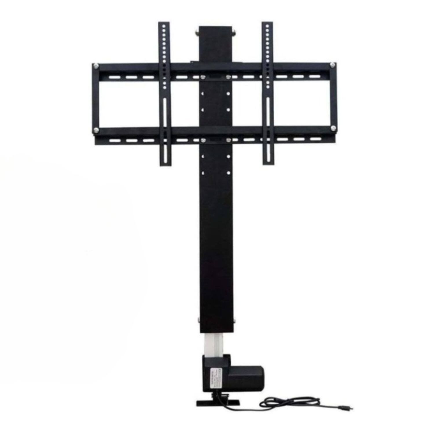 Stock Preferred - Motorized TV Lift Stand Adjustable Electric TV Mount Bracket - Black