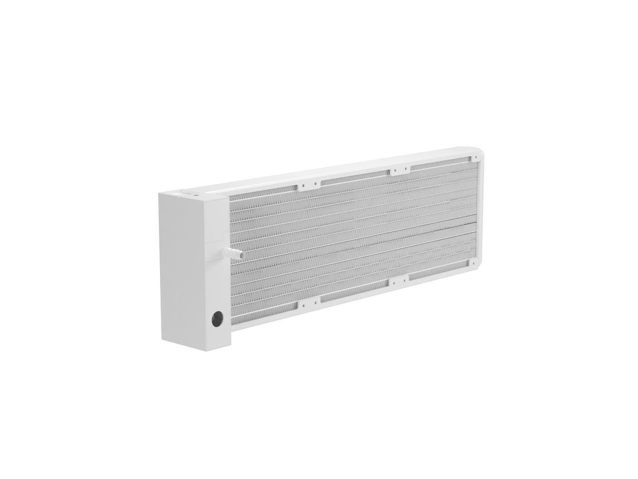 Alt View 3. GAMDIAS - GAMDIAS CHIONE E4 360mm V2 AIO CPU Cooler, 2600 RPM, 3x120mm Fans, Digital Display, White - White.
