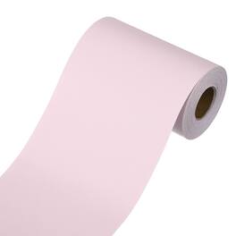 Unique Bargains - Wallpaper Border Peel and Stick 3.9"x393" Self Adhesive Mirror Frame Trim Tape for Kitchens Bedrooms Bathrooms - Light Pink