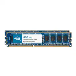 OWC - 16GB (2x8GB) DDR3 1600 PC3-12800 CL11 2Rx8 240-pin 1.5V Non-ECC UDIMM Memory RAM Module Kit - Black Chips