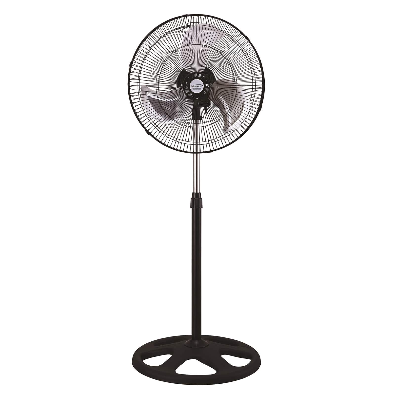 Kool Zone - 18 Inch 3 Speed Industrial Stand Fan - Black