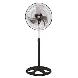 Kool Zone - 18 Inch 3 Speed Industrial Stand Fan - Black