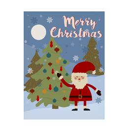 Trademark Fine Art - Regina Moore Winer Santa I Canvas Art - 18 x 24 Inches - 18x24 - Multicolor