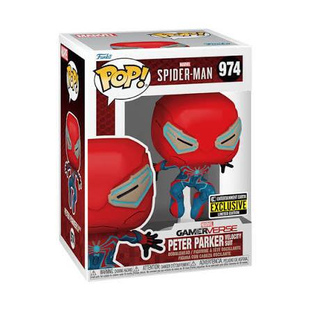 Funko Pop! Marvel Spider-Man Peter Parker Velocity Suit #974 Exclusive Vinyl Figure