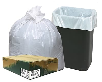 "Berry Global - Earthsense 13 Gallon Trash Bag, 24"" x 33"", Low Density, 0.85 mil, 150 Bags/Box (RNW1K150V-43228) - White" price history on PriceWatchPro