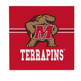 Evergreen Enterprises - Maryland Terrapins 12" x 12" Wood Wall Sign - Multicolor