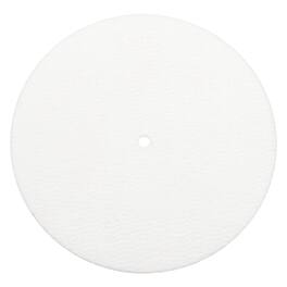 Unique Bargains - Record Player Mat, 7 Inch Turntable Mat 3mm Felt Pad for Vinyl Record Player - White