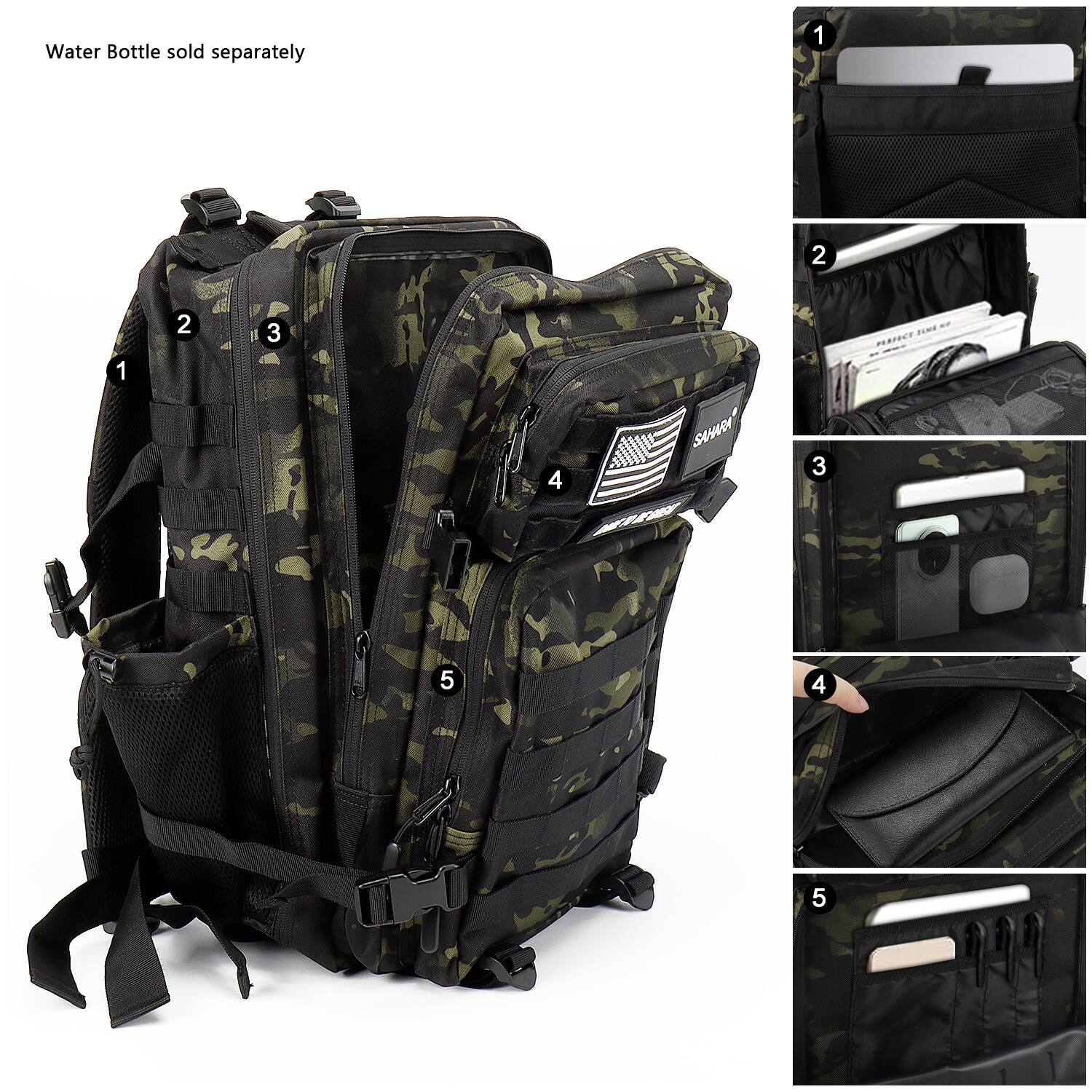 Water Bottle sold separately.