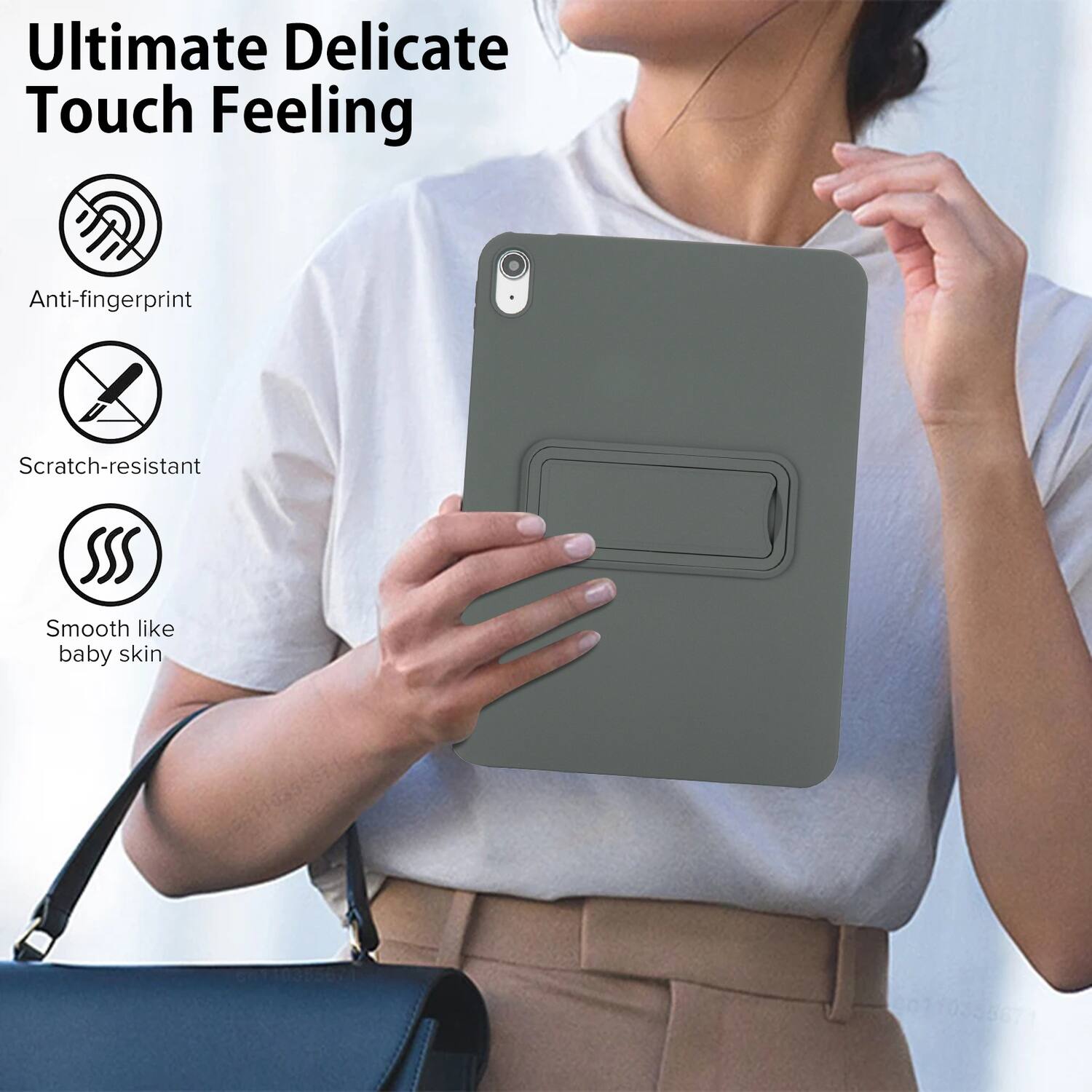 Ultimate Delicate Touch Feeling

- Anti-fingerprint
- Scratch-resistant
- Smooth like baby skin