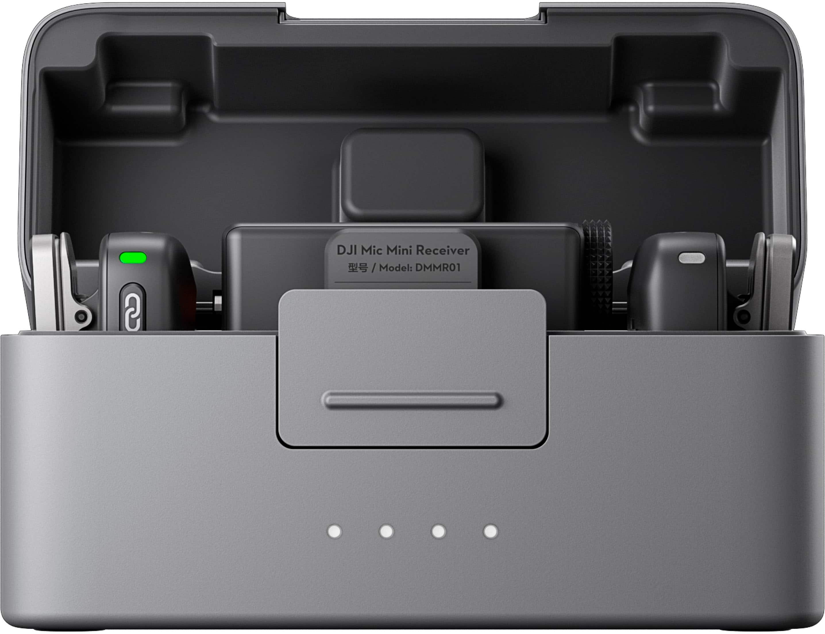 The text on the image reads: "6 DJI Mic Mini Receiver / Model: DMMR01."