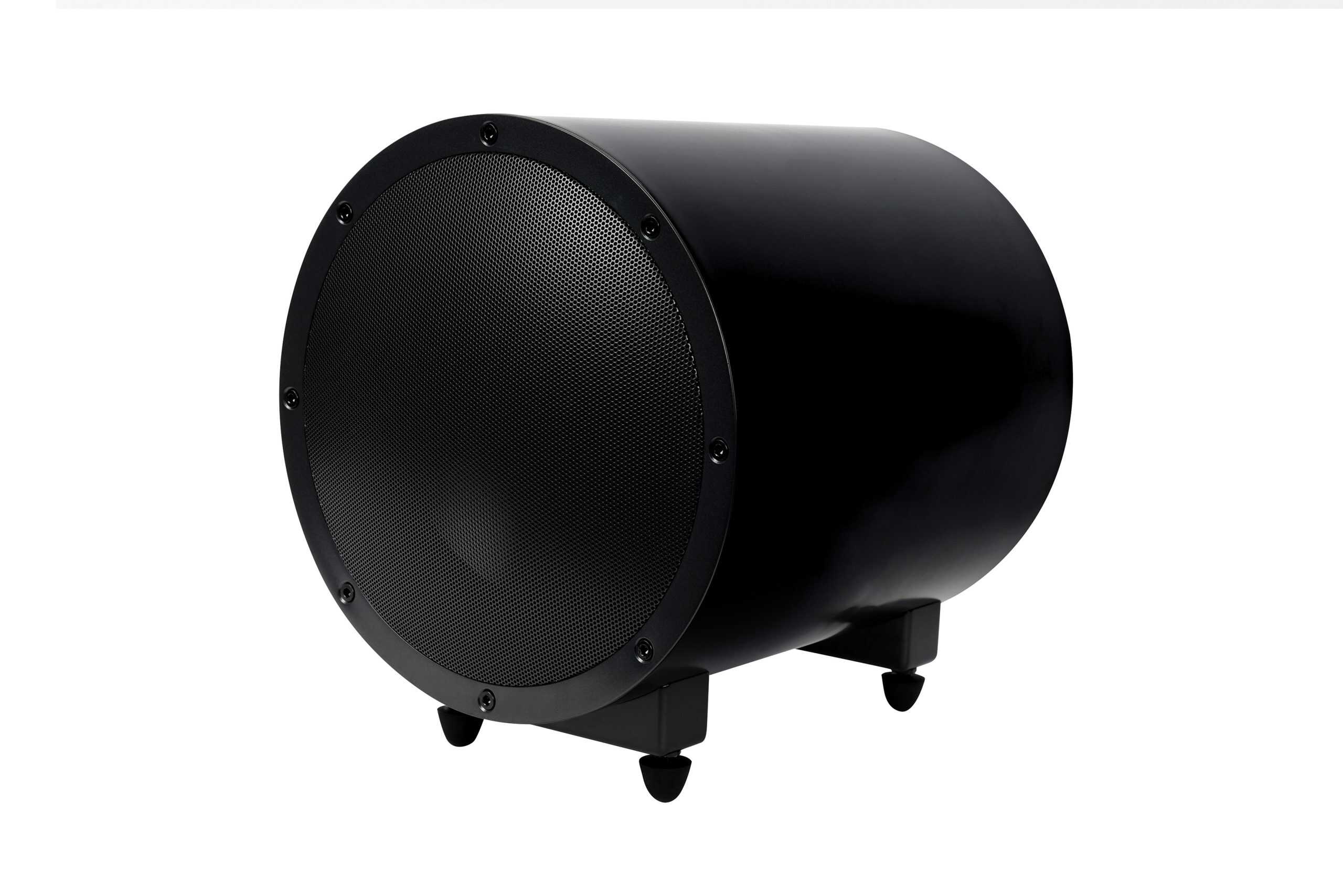 Front. Gallo Acoustics - TR-3D 10" 300W RMS Powered Subwoofer with S2 Bass Loading - Black.