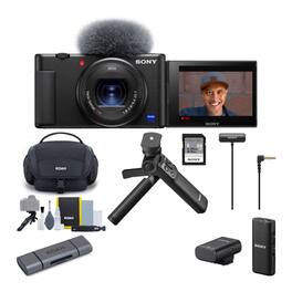 Sony - ZV-1 Camera for Content Creators and Vloggers Bundle