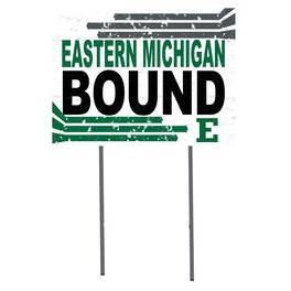 Jardine - Eastern Michigan Eagles 18" x 24" Team Yard Sign - White