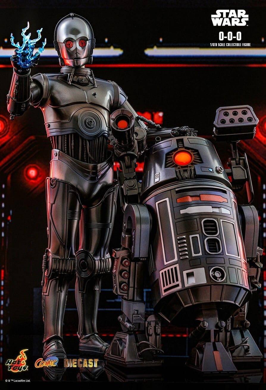 STAR WARS. 0-0-0 1/6TH SCALE COLLECTIBLE FIGURE. S Hoto COMIC DIECAST Toys. C & F Lucasfilm Ltd