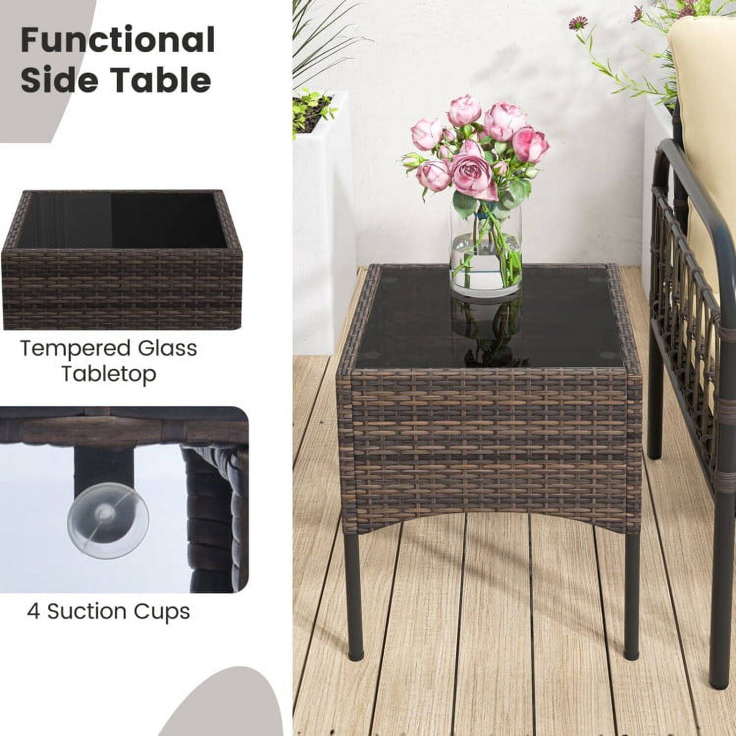 Functional Side Table

Tempered Glass Tabletop

4 Suction Cups