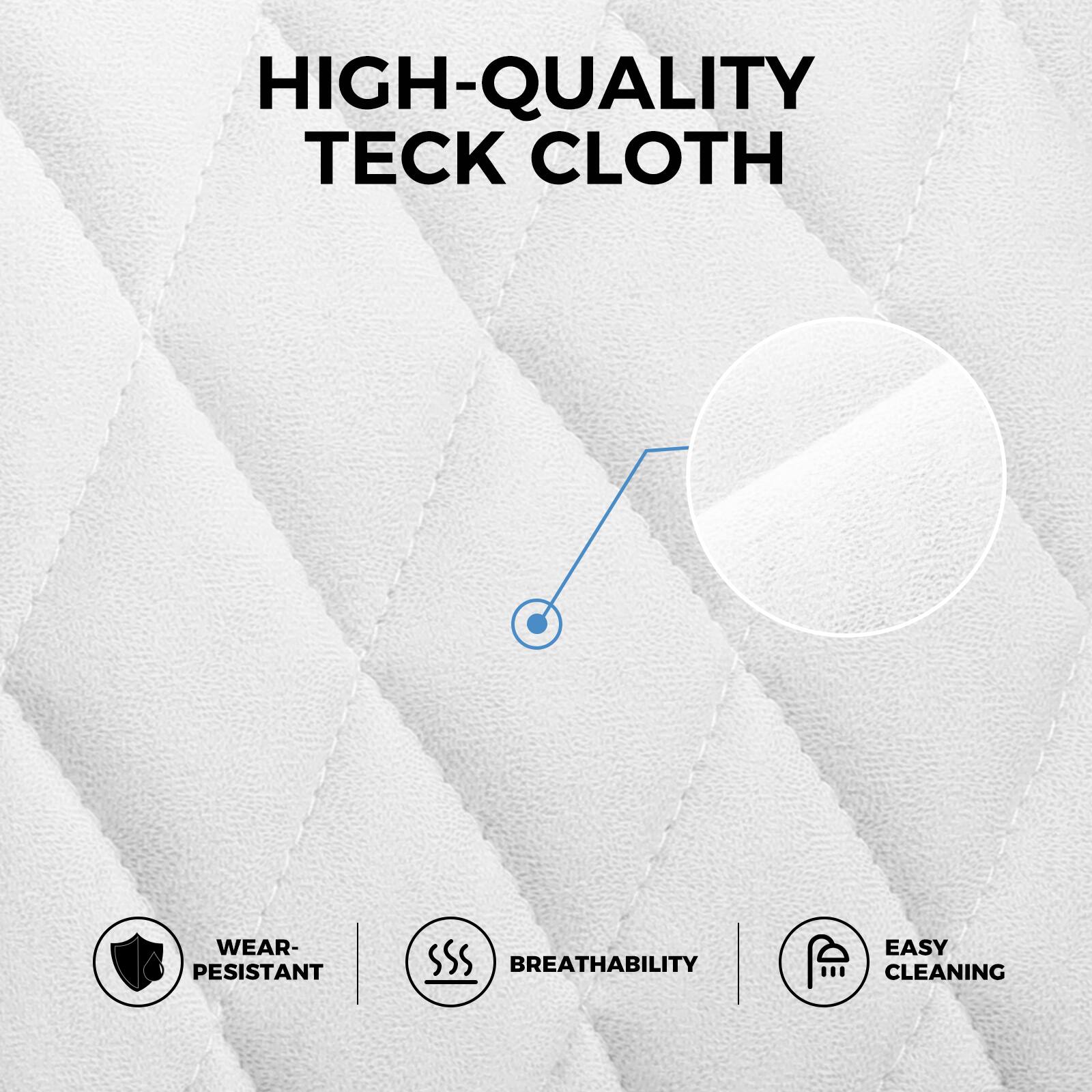 HIGH-QUALITY TECH CLOTH

- WEAR-RESISTANT
- BREATHABILITY
- EASY CLEANING