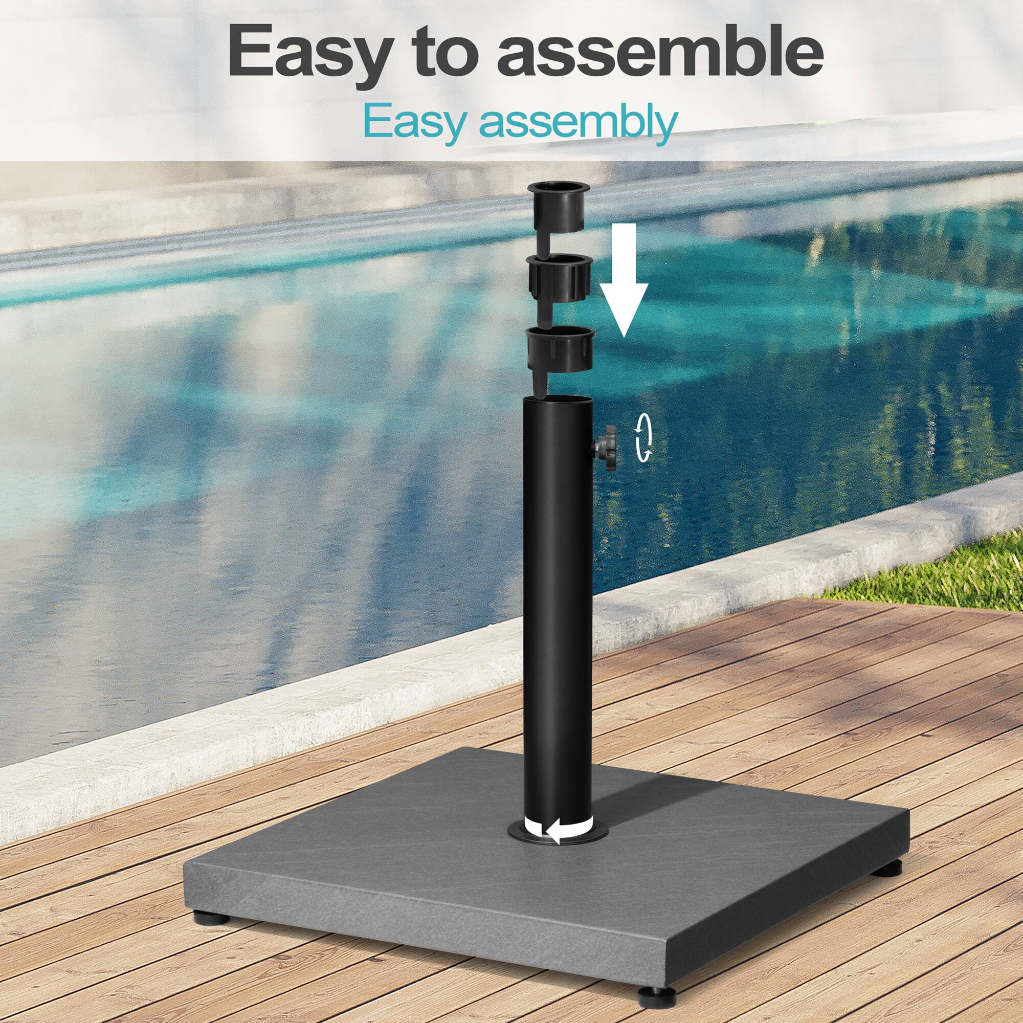 Easy to assemble  
Easy assembly
