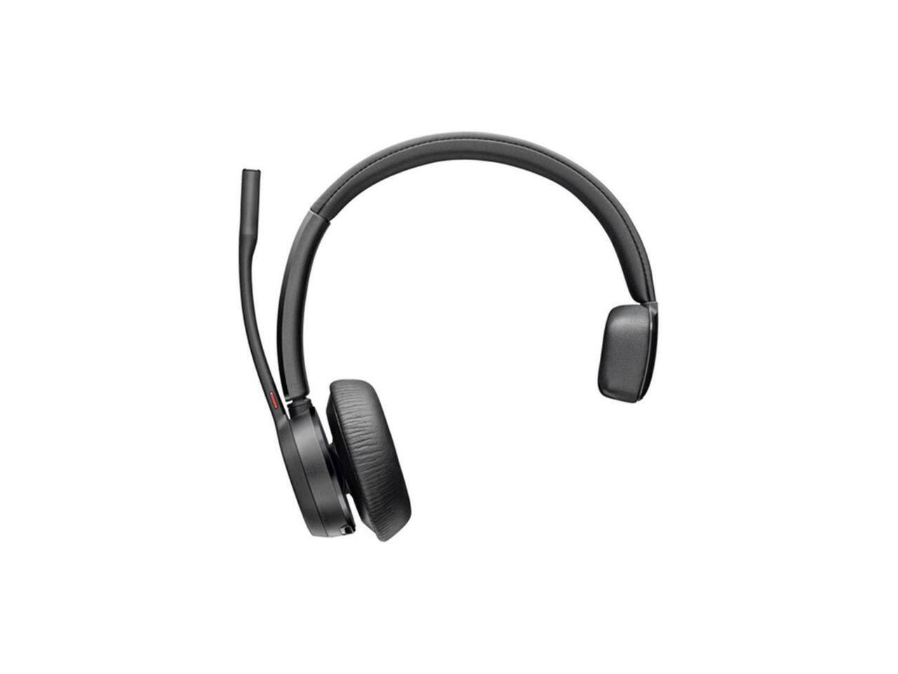 Alt View 9. HP - HP Poly Voyager 4310 Microsoft Teams Certified USB-A Headset +BT700 dongle (77Y91AA) - Black.