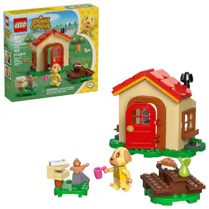 - - - - - / mk i - I CA AO E0 Animal LEGO Crossing 6+ + 77058 Goldle's Coay House 149 pcs/pzs i i AT - I par Caiamar CHOKING HAZARD WARNING: small - s . and contpine smai vees TOY - nder 1 hm - chitren 1 ao