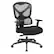 Angle. OSP Home Furnishings - High Back Mesh Back Manager’s Chair with Self-Adjusting Lumbar Support and Adjustable Arms - Black.