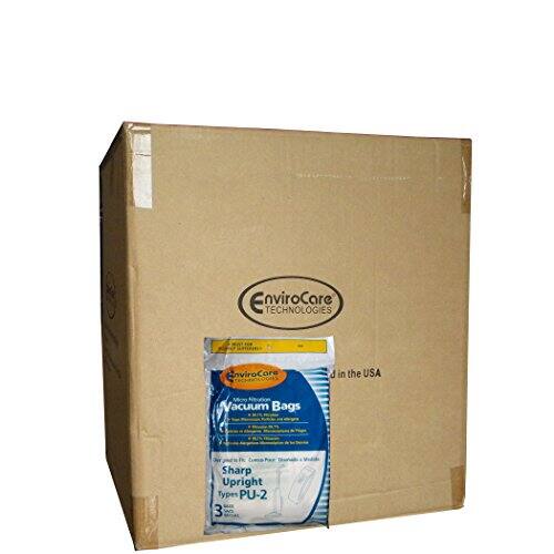 EnviroCare TECHNOLOGIES are EnviroCare d in the USA Vacuum Bags I Sharp Upright Types PU-2 3