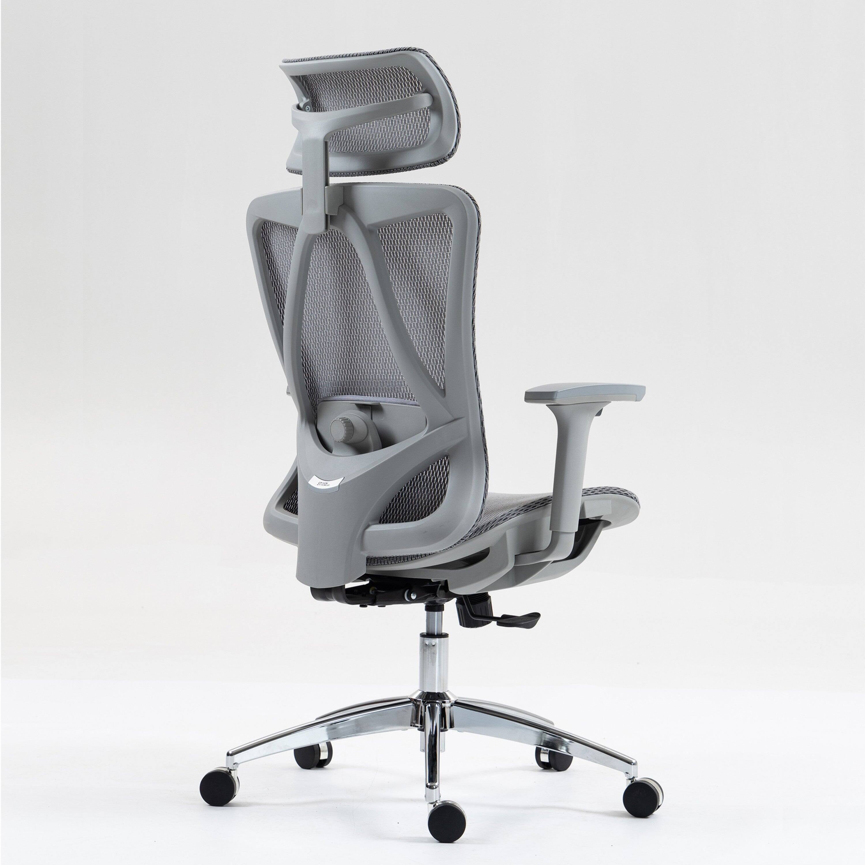 Alt View 6. Boyel Living - High Back Ergonomic Mesh Office Chair Grey - Gray.