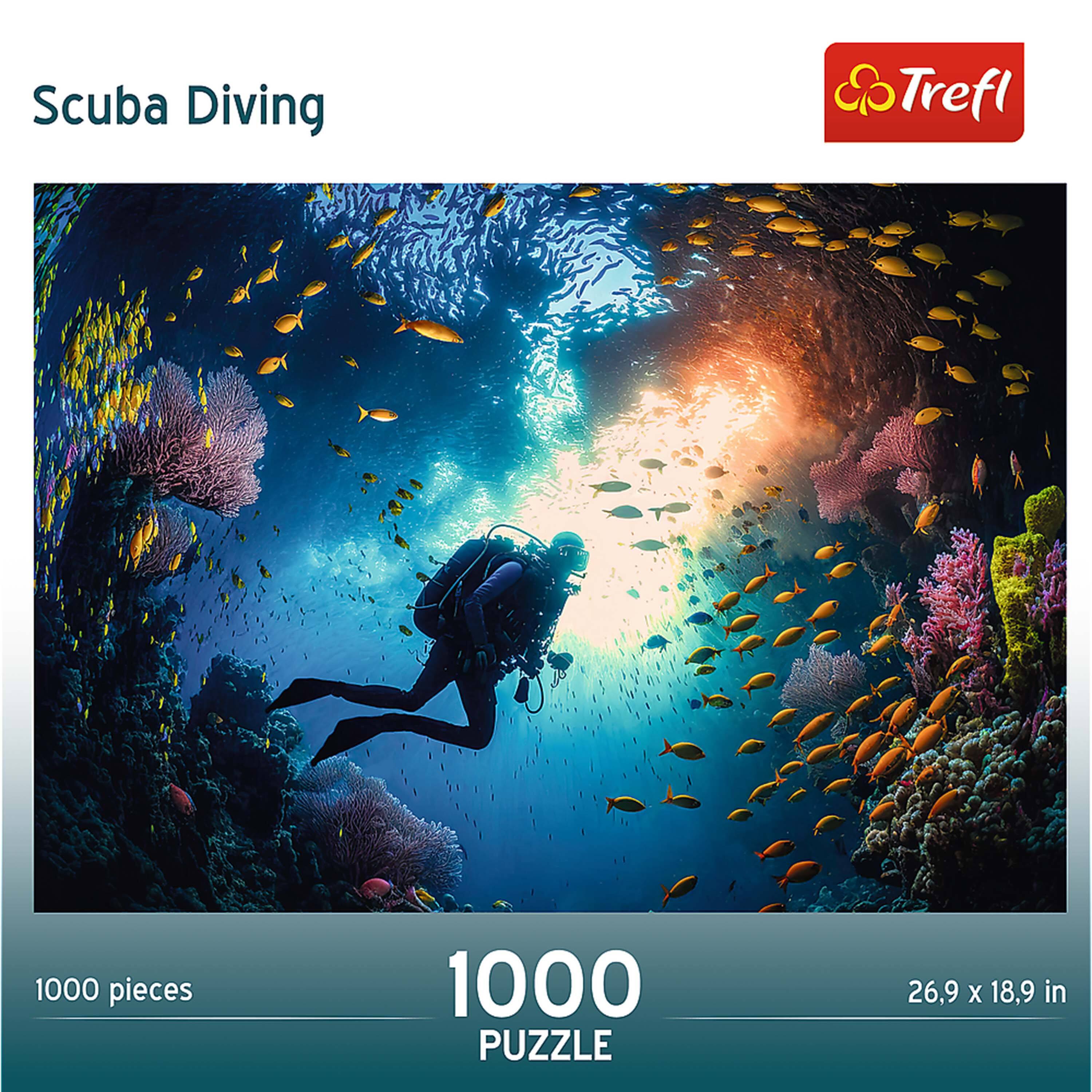 Scuba Diving  
Trefl  
1000 pieces  
1000 PUZZLE  
26.9 x 18.9 in