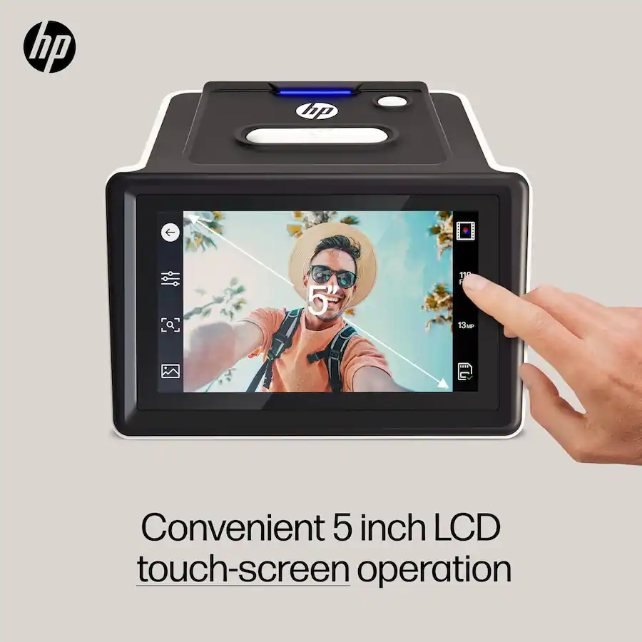 Touch Scanner Computer HP FilmScan Film & Slide Scanner with 5