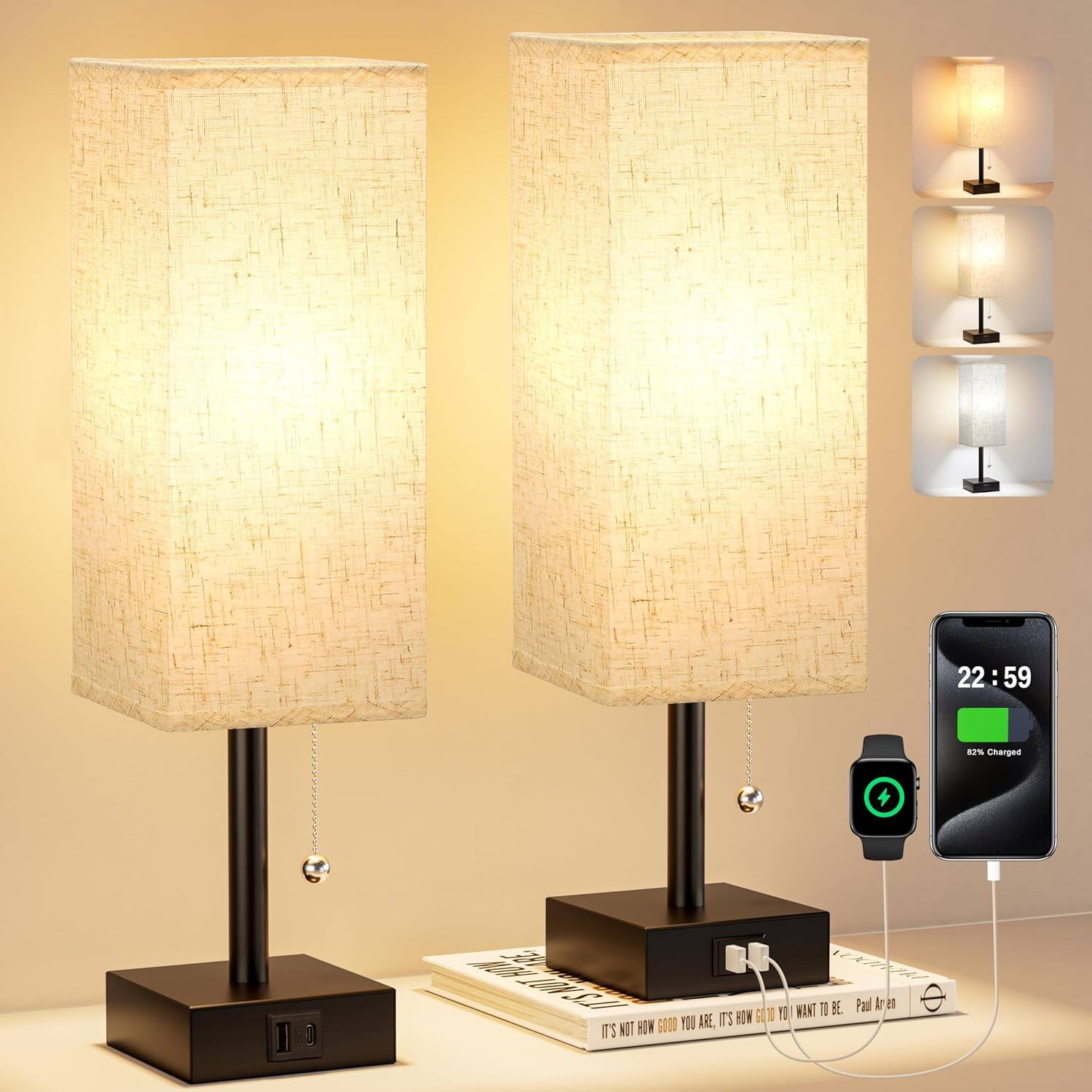 Cream & Black-14.7In