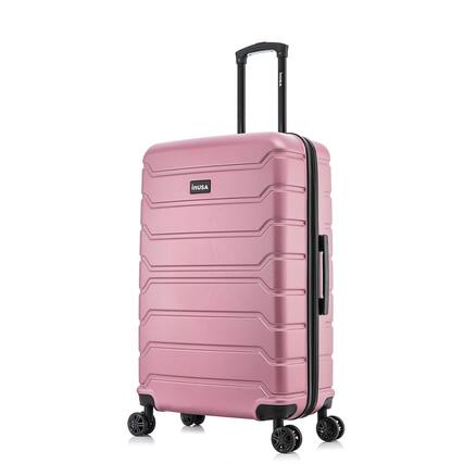 Front. InUSA - Trend lightweight hardside spinner luggage 28" - ROSE GOLD.
