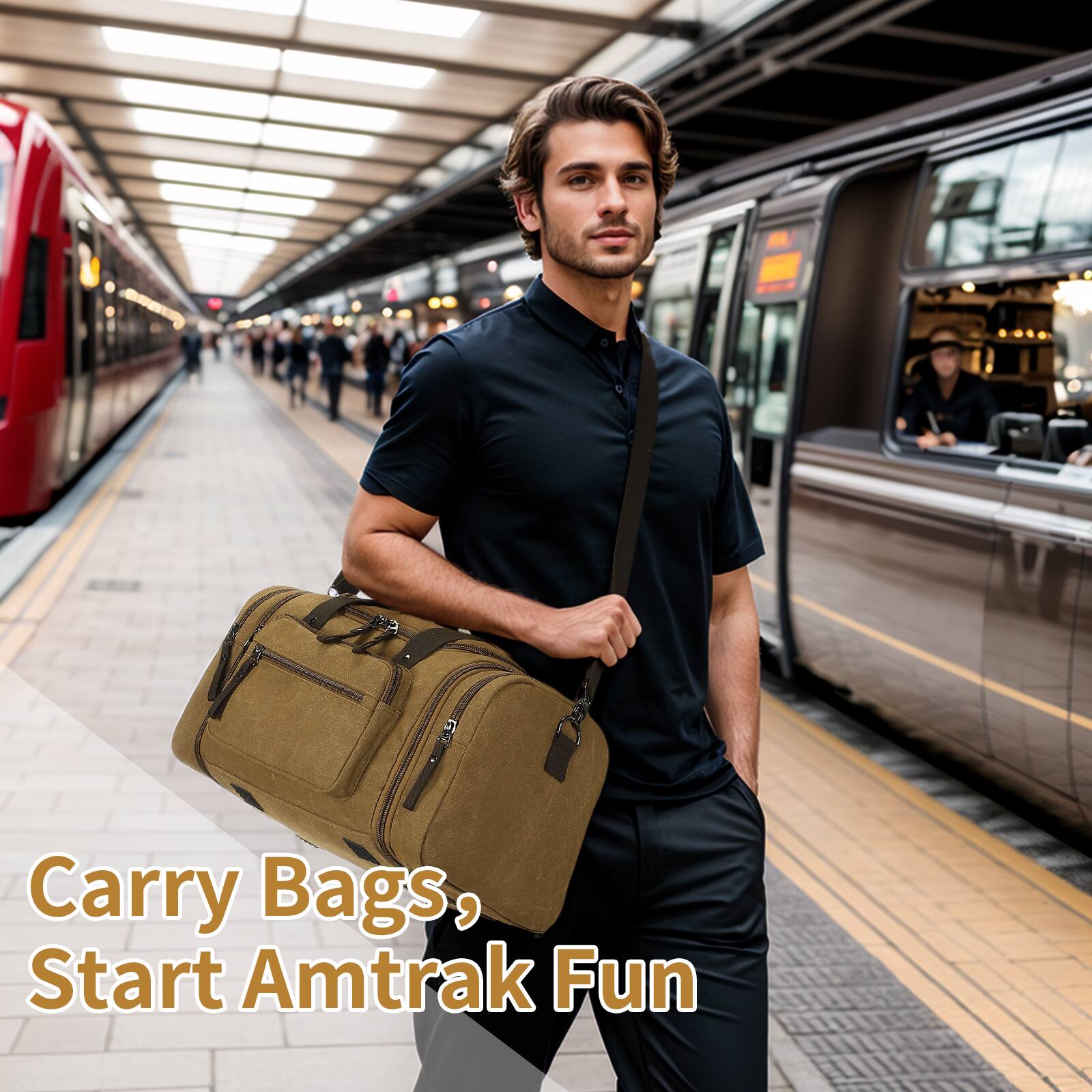 Carry Bags, Start Amtrak Fun
