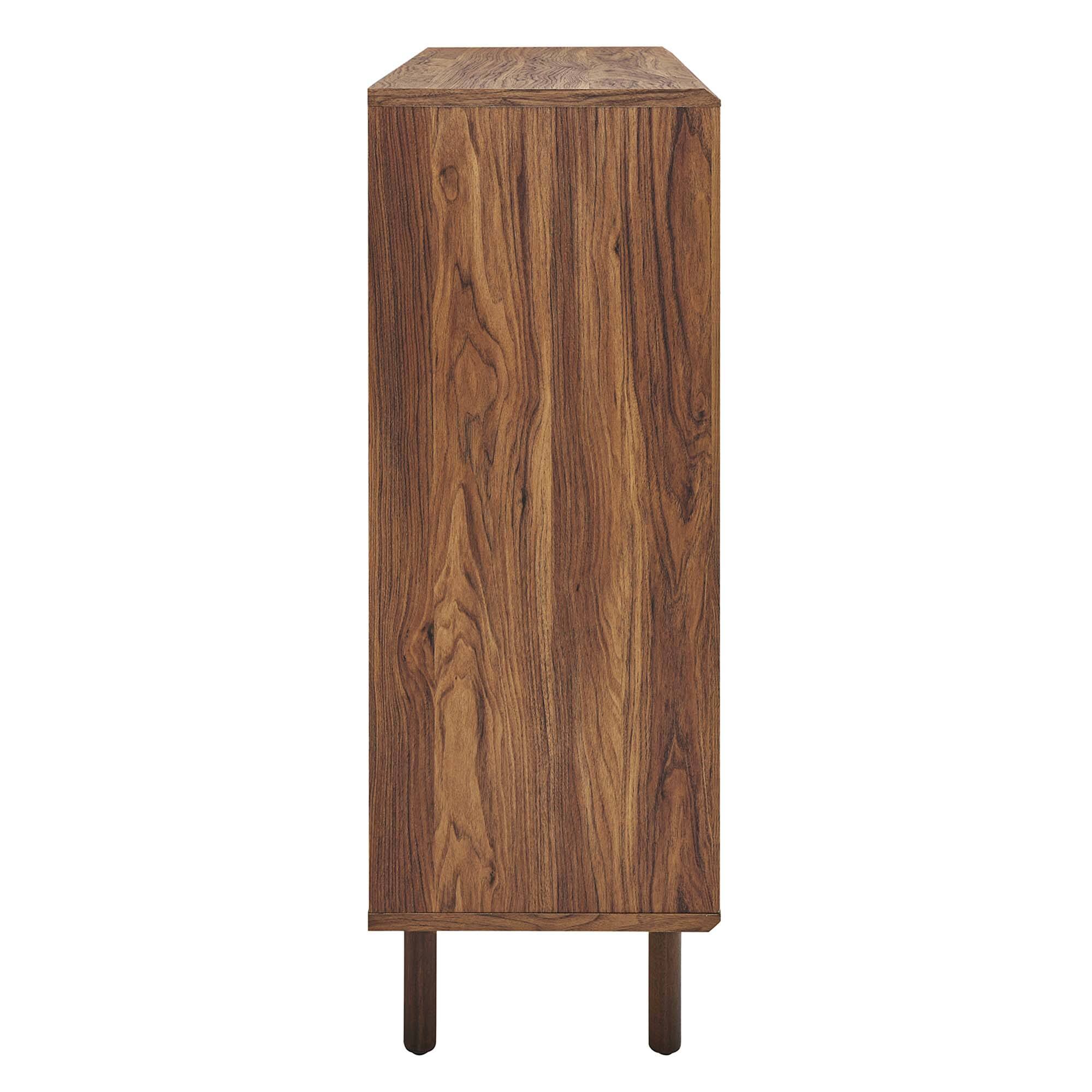 Alt View 2. Modway - Kurtis 47" Display Cabinet by Modway - Walnut.