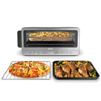 Ninja Flip Toaster Oven & Air Fryer - Gray - Front_Zoom