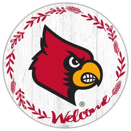 Fan Creations - Louisville Cardinals 12" Welcome Circle Sign - Multicolor
