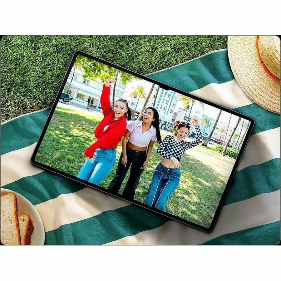 Alt View 2. Samsung - Samsung Galaxy Tab S10+ SM-X828U Tablet - 12.4" WQXGA+ - MediaTek Dimensity 9300+ (MT6989) Octa-core - 12 GB - 256 GB - Arctic Gray.