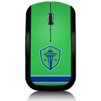 Front. Keyscaper - Seattle Sounders FC Team Stripe Wireless Mouse - Multicolor.